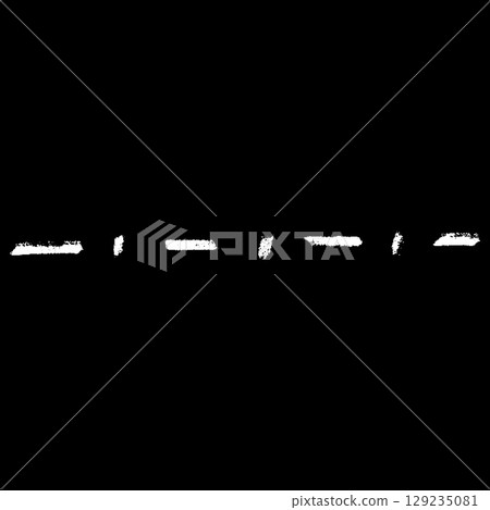 White chalk dashed line with dots, vector underlined on black background, handwriting emphasis highlight stroke White chalk dashed line with dots, vector underlined on black background, handwriting emphasis highlight stroke 129235081