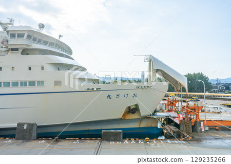 Sado Island, Sado Kisen Okesa Maru docked at Ryotsu Port 129235266