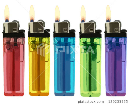 Lighter (5 types) ignition 129235355