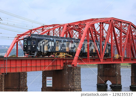 Nankai 7100 Series ~Auspicious Train "Kashira"~ (Kada Line: Kinokawa River to Wakayama City) 129235537