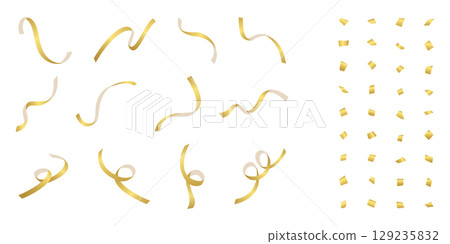 膠帶和五彩紙屑套裝、裝飾材料 129235832
