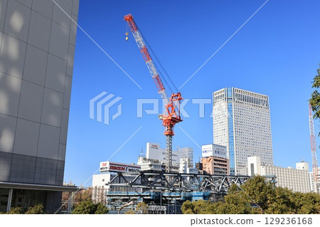 東京港區品川站改造工程場景 129236168