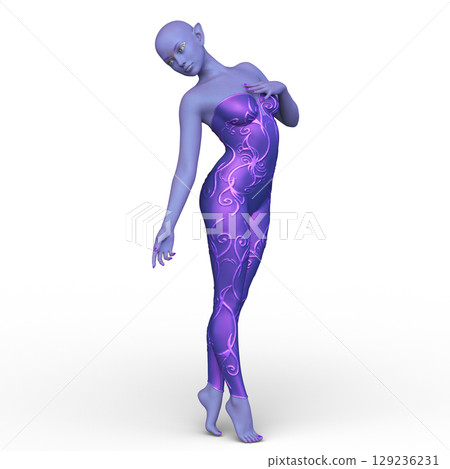 Female alien Female alien 129236231