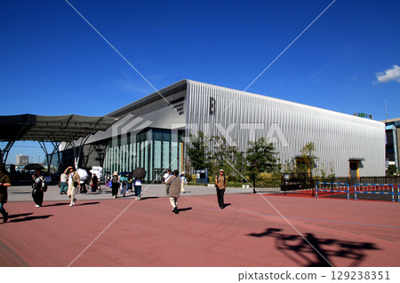 View of the area around Hakata Port, Marine Messe Fukuoka Hall B 129238351