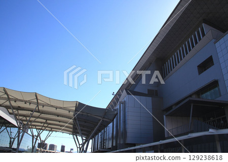 View of the area around Hakata Port, Marine Messe Fukuoka Hall A 129238618