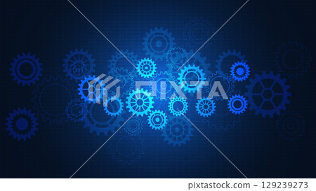 Cogs and gear wheel mechanisms. Concepts and ideas for hi-tech digital technology and engineering design. 129239273
