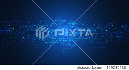 Abstract technology background with arrows and lines. Concepts and ideas for hi-tech digital technology and engineering design. Abstract technology background with arrows and lines. Concepts and ideas for hi-tech digital technology and engineering design. 129239288