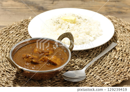 雞肉瑪薩拉咖哩奶油飯 129239419