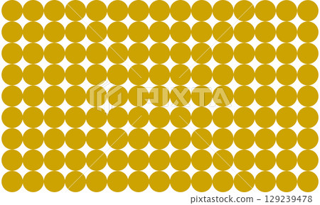Mustard yellow dot seamless pattern background (white base) 129239478