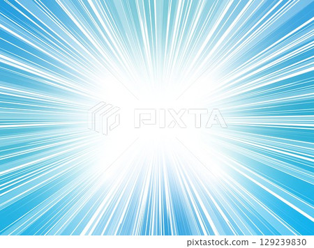 Explosion image background material of light blue gradient and white concentration lines Explosion image background material of light blue gradient and white concentration lines 129239830