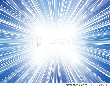 Blue gradient and white concentrated lines explosion image background material Blue gradient and white concentrated lines explosion image background material 129239831