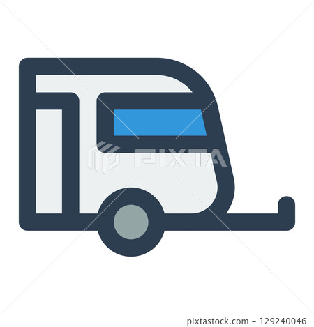 caravan icon caravan icon 129240046
