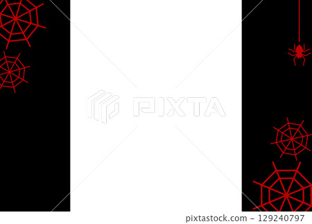 紅蜘蛛網和蜘蛛框架 129240797