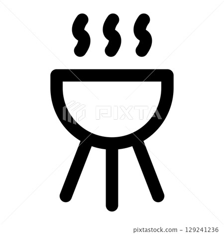 grill icon 129241236