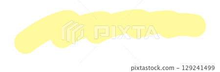 Highlighting brush, hand-drawn marker 129241499