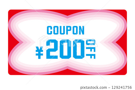 夏季色彩的折扣優惠券向量插圖 129241756