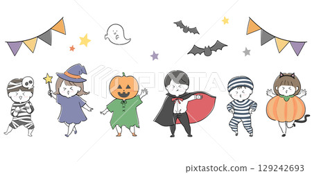 Halloween Fun! Kids Costume Set 129242693