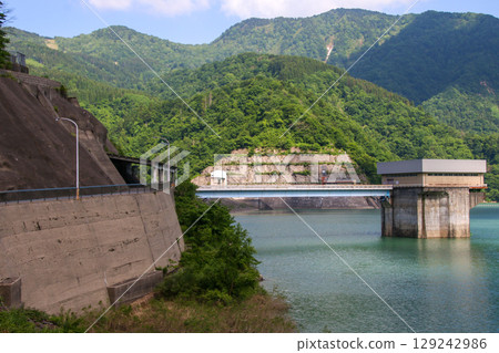 Tetori river dam Tetori river dam 129242986