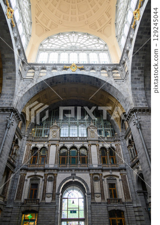 Entrance hall of Antwerpen-Centraal railway station the main railway station in Antwerp, Belgium Entrance hall of Antwerpen-Centraal railway station the main railway station in Antwerp, Belgium 129245044