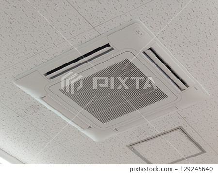 Commercial air conditioner in operation 129245640