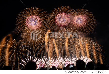 Fireworks Busan Korea Fireworks Festival Korea 129245669