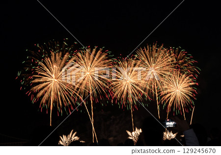 Fireworks Busan Korea Fireworks Festival Korea Fireworks Busan Korea Fireworks Festival Korea 129245670