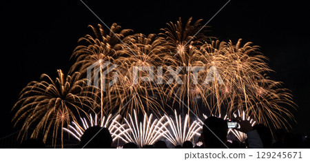煙火 韓國 釜山 活動 夜景 夜晚 Fireworks Busan korea 花火大会 韓国 129245671