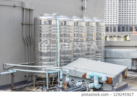 Water reserve tanks for building water reservation, Water shortages problem solution 129245927