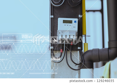 Electric Smart meter, Remote wireless modern digital electricity power monitoring system device 129246035