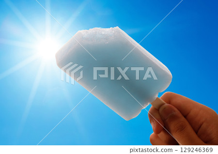 Crunchy Ice Cream 129246369