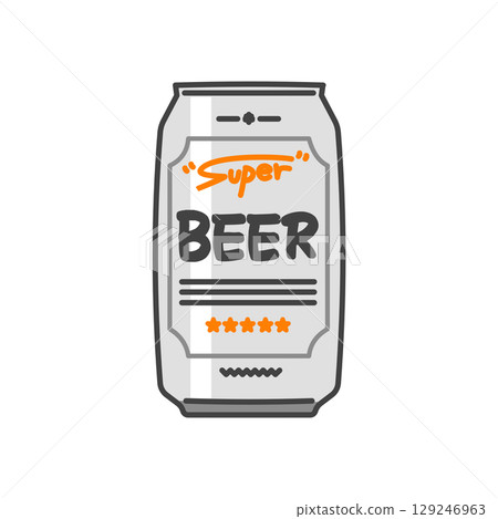 Delicious! Japanese canned beer, draft beer, and fresh beer 129246963