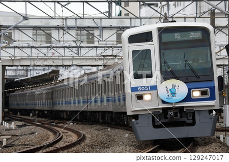 Seibu 6000 series 6151F departing Tokorozawa Station Seibu 6000 series 6151F departing Tokorozawa Station 129247017