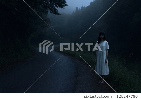 異世界恐怖版，夏日鬼故事：山間小路 129247786