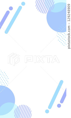 帶有柔和幾何圖案的可愛背景 129248909