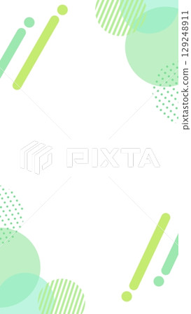 帶有柔和幾何圖案的可愛背景 129248911
