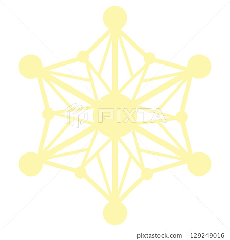 Light yellow snowflake lace Light yellow snowflake lace 129249016