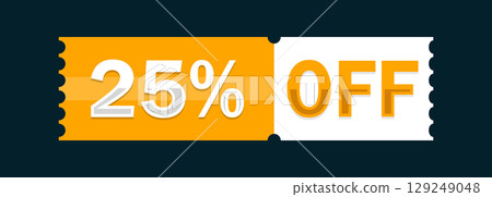 25 percent off promotion 129249048