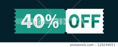 40 percent off promotion 129249051
