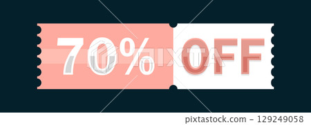 70 percent off promotion 70 percent off promotion 129249058
