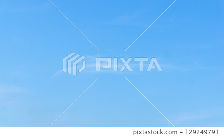 Simple summer blue sky photo image background - Clear blue sky Simple summer blue sky photo image background - Clear blue sky 129249791