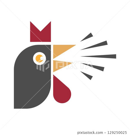 Chicken logo icon design 129250025