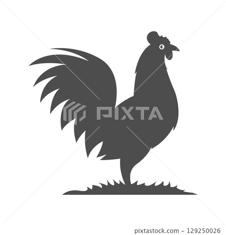 Chicken logo icon design Chicken logo icon design 129250026
