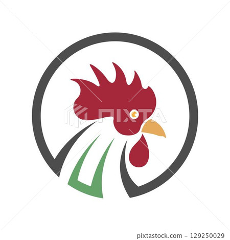 Chicken logo icon design 129250029
