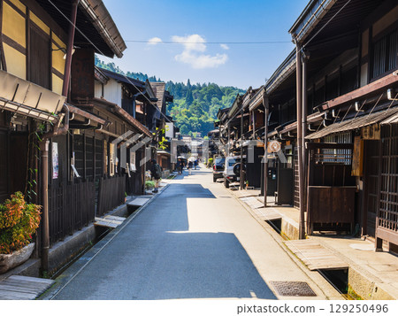 飛驒高山的夏天,上三野町,舊街景 飛驒高山的夏天,上三野町,舊街景 129250496