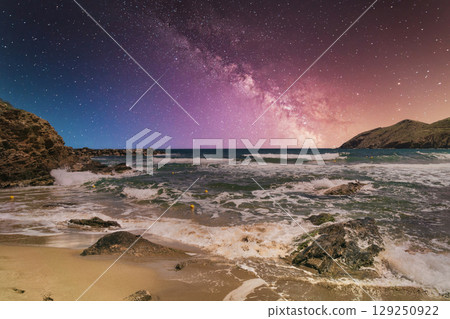 Impact of climate changes on ocean weather patterns under a starlit sky 129250922