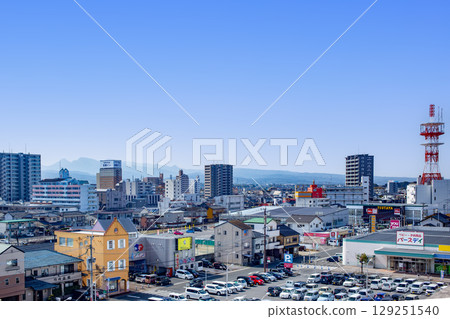 Nakatsu Castle and Nakatsu city area 129251540