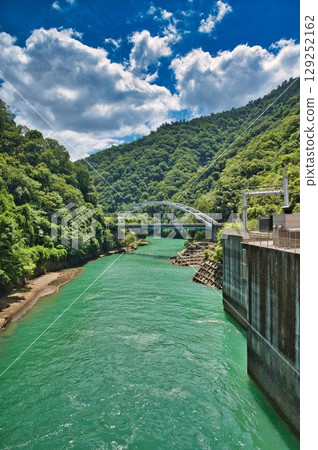 River flow after water release 129252162