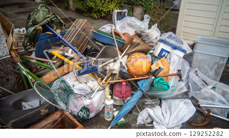 Collection of unwanted items and waste Collection of unwanted items and waste 129252282