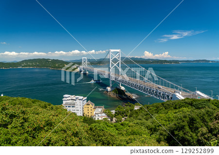 Naruto Strait Bridge as seen from Naruto Park 129252899