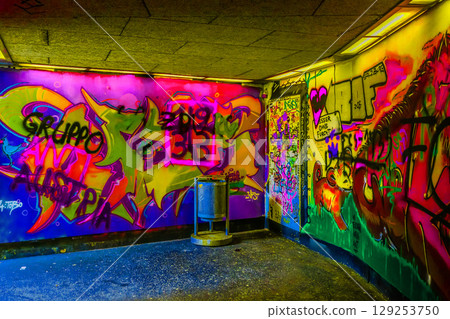 Colorful wall 129253750
